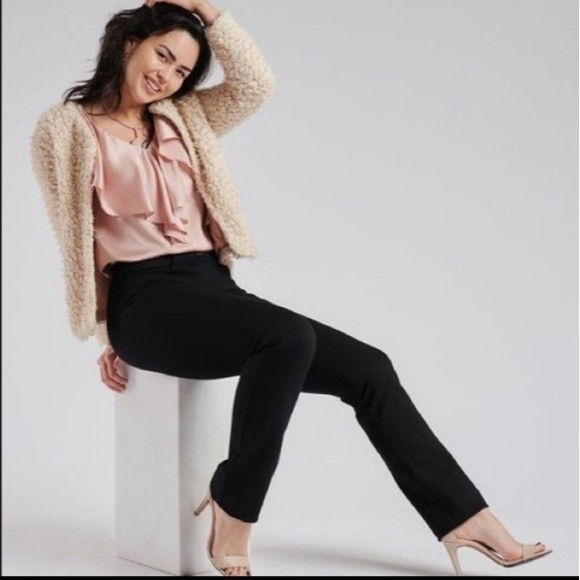 Banana Republic Gray The Martin Fit Career dress yoga ATHLEISURE Slacks 8 - Picture 3 of 12